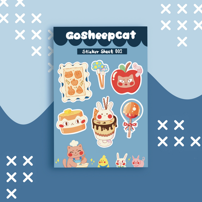 Milo's Baking Sticker Sheet SS002